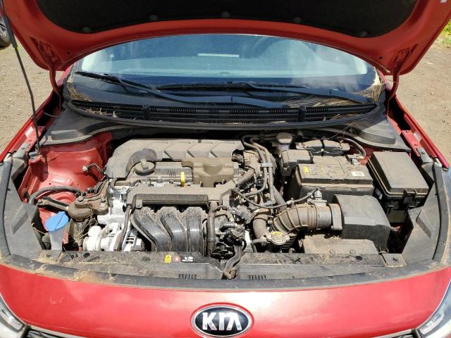 3KPA24AD0LE273698 - 2020 KIA RIO LX BURGUNDY photo 11