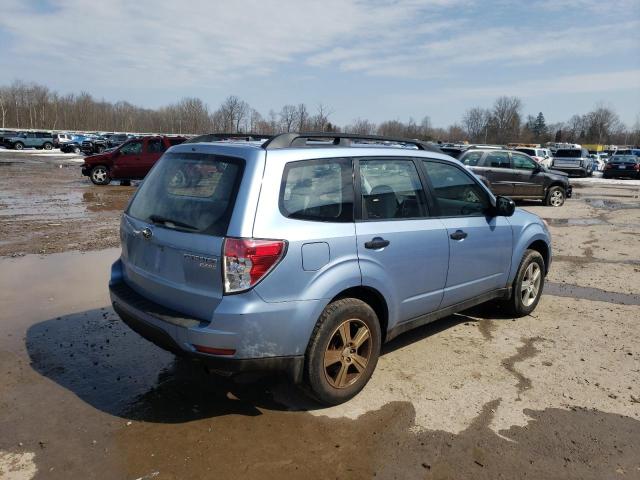 JF2SHABC2BH712563 - 2011 SUBARU FORESTER 2.5X BLUE photo 3