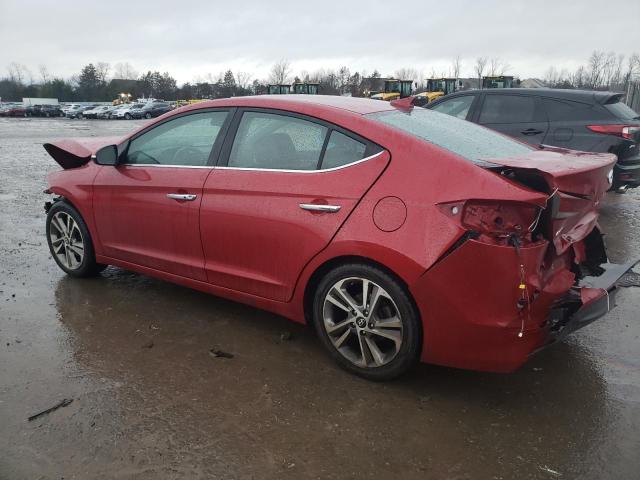 KMHD84LF3HU059755 - 2017 HYUNDAI ELANTRA SE RED photo 2