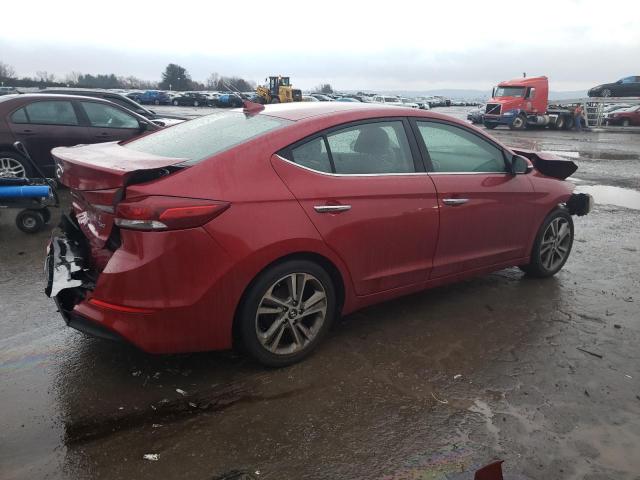 KMHD84LF3HU059755 - 2017 HYUNDAI ELANTRA SE RED photo 3