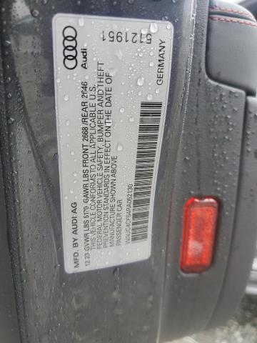 WAUC4CF54RA052130 - 2024 AUDI S5 PREMIUM PLUS ნაცრისფერი ფოტო 13