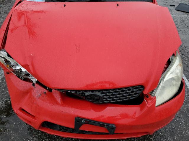 2T1KR32E54C235045 - 2004 TOYOTA COROLLA MA XR RED photo 11