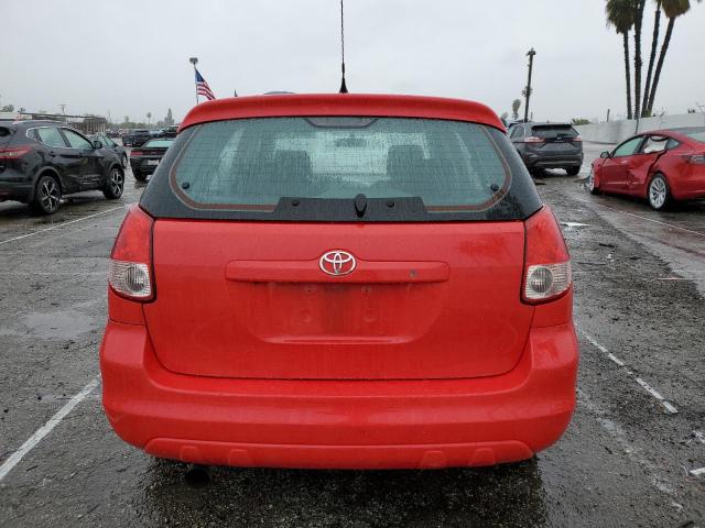 2T1KR32E54C235045 - 2004 TOYOTA COROLLA MA XR RED photo 6