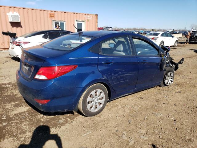 KMHCT4AE5FU804040 - 2015 HYUNDAI ACCENT GLS BLUE photo 3