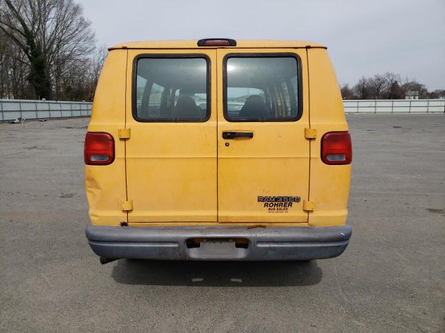 2B7JB31Z3VK595154 - 1997 DODGE RAM VAN B3500 YELLOW photo 6