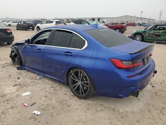 WBA5R1C54KAE81361 - 2019 BMW 330I BLUE photo 2