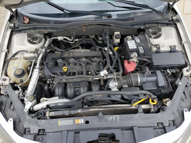 3FAHP0GA3AR404480 - 2010 FORD FUSION S CREAM photo 11