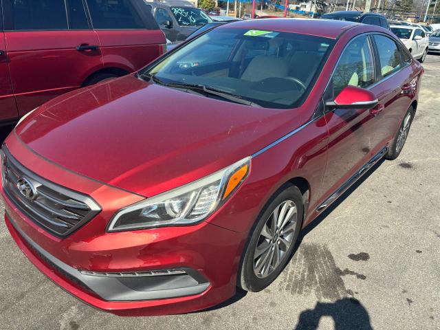 5NPE34AF7FH095126 - 2015 HYUNDAI SONATA SPORT RED photo 2