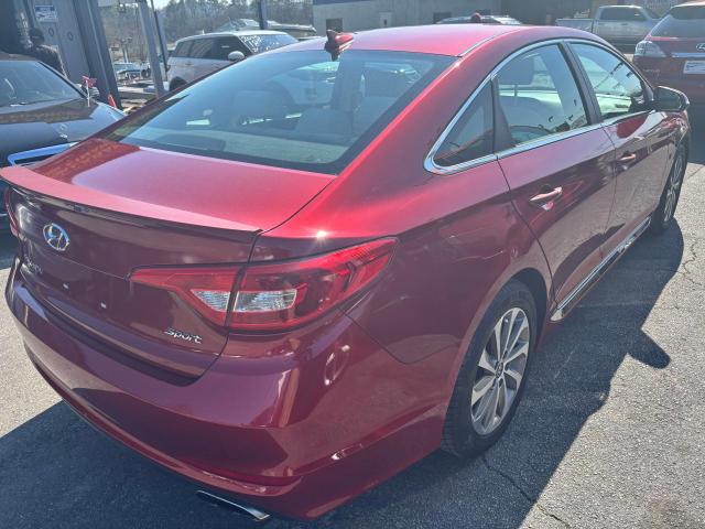 5NPE34AF7FH095126 - 2015 HYUNDAI SONATA SPORT RED photo 4