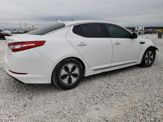 KNAGM4AD3C5023871 - 2012 KIA OPTIMA HYBRID WHITE photo 3