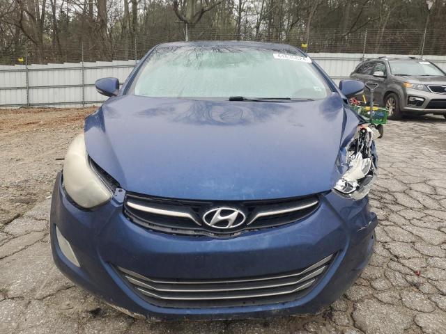 KMHDH4AE8DU750221 - 2013 HYUNDAI ELANTRA GLS BLUE photo 5