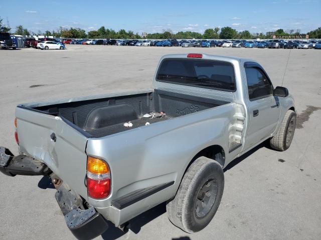 5TENL42N71Z815245 - 2001 TOYOTA TACOMA SILVER photo 10