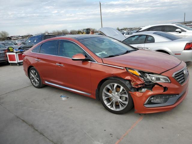 5NPE34AB7FH223006 - 2015 HYUNDAI SONATA SPORT ORANGE photo 4