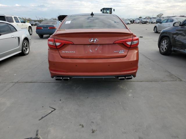 5NPE34AB7FH223006 - 2015 HYUNDAI SONATA SPORT ORANGE photo 6