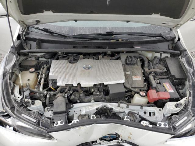 JTDKARFU0K3081152 - 2019 TOYOTA PRIUS WHITE photo 11