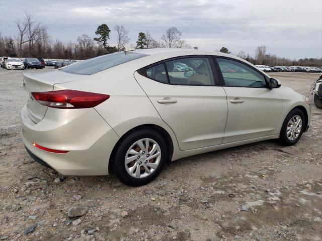 KMHD74LF6HU071241 - 2017 HYUNDAI ELANTRA SE BEIGE photo 3