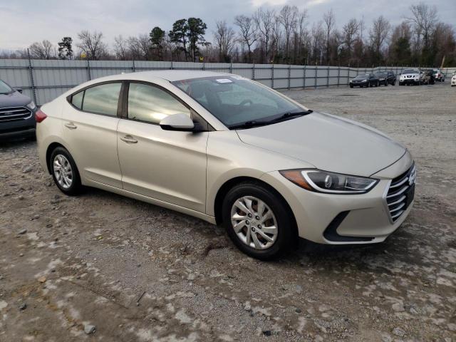 KMHD74LF6HU071241 - 2017 HYUNDAI ELANTRA SE BEIGE photo 4