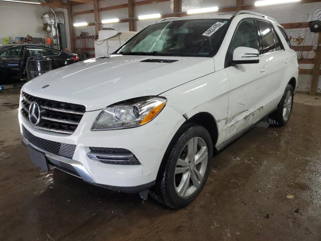 4JGDA5HBXFA464011 - 2015 MERCEDES-BENZ ML 350 4MATIC WHITE photo 1