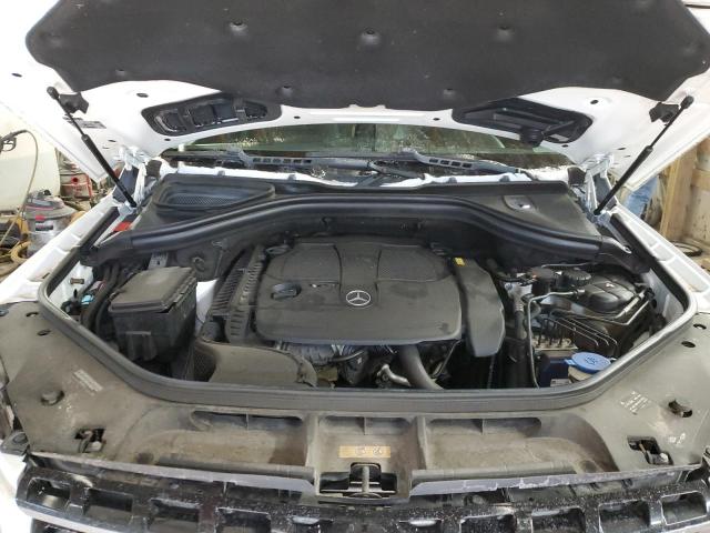 4JGDA5HBXFA464011 - 2015 MERCEDES-BENZ ML 350 4MATIC WHITE photo 12