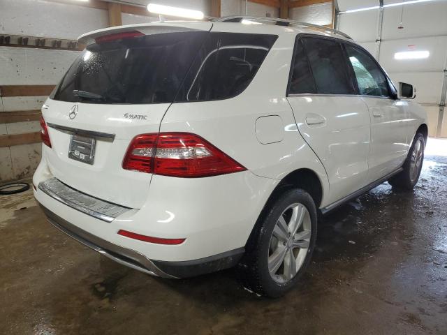 4JGDA5HBXFA464011 - 2015 MERCEDES-BENZ ML 350 4MATIC WHITE photo 3