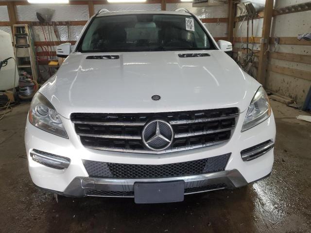 4JGDA5HBXFA464011 - 2015 MERCEDES-BENZ ML 350 4MATIC WHITE photo 5