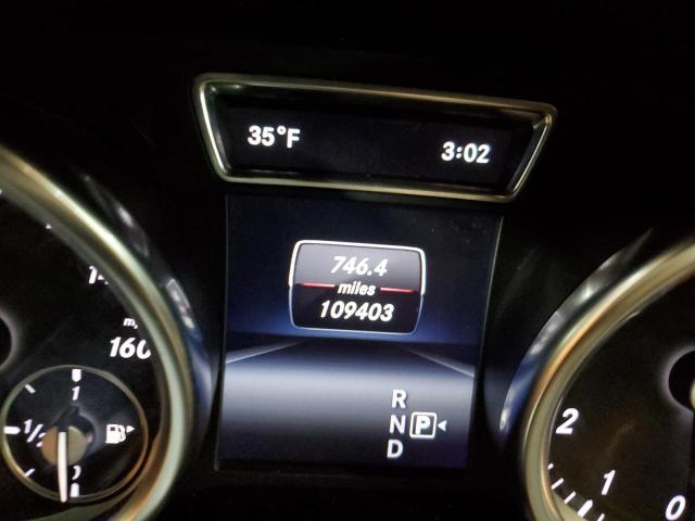 4JGDA5HBXFA464011 - 2015 MERCEDES-BENZ ML 350 4MATIC WHITE photo 9