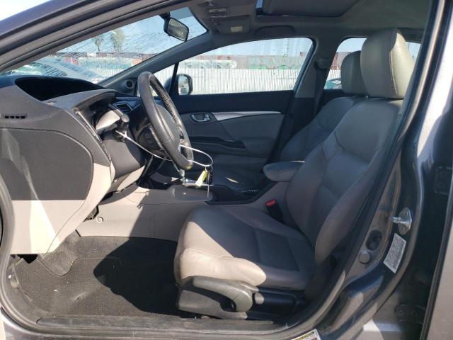 19XFB2F91DE253735 - 2013 HONDA CIVIC EXL გრაფიტი ფოტო 7
