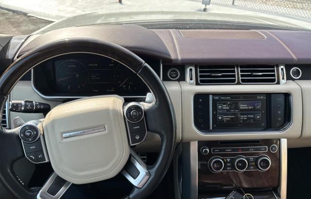 SALGV2EF2GA278596 - 2016 LAND ROVER RANGE ROVE AUTOBIOGRAPHY WHITE photo 9