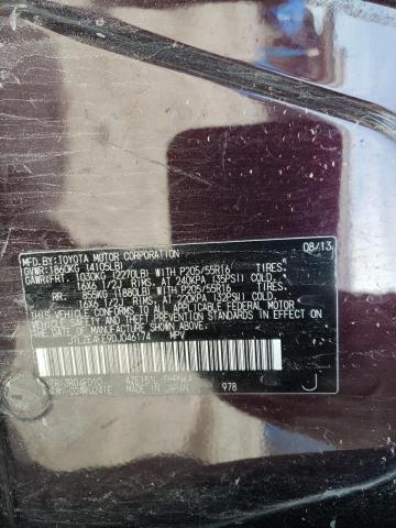 JTLZE4FE9DJ046174 - 2013 TOYOTA SCION XB 勃艮第红 照片 12