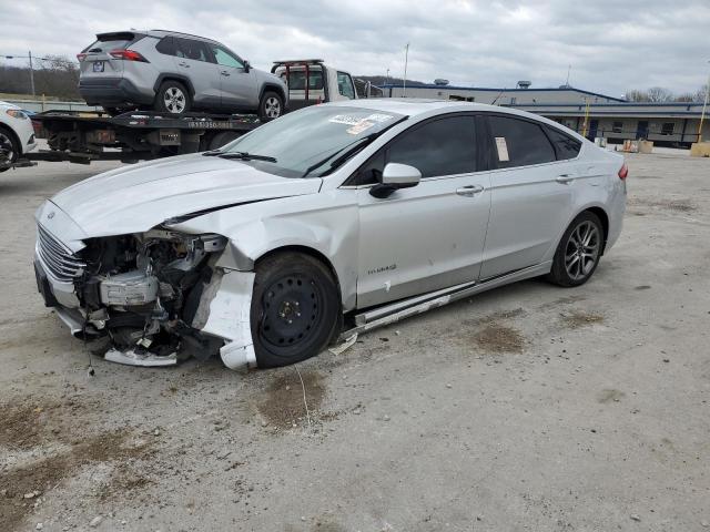 3FA6P0LUXHR387324 - 2017 FORD FUSION SE HYBRID SILVER photo 1