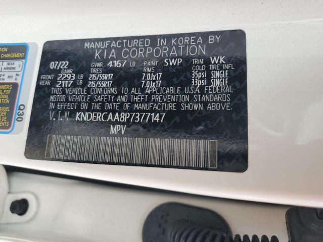 KNDERCAA8P7377147 - 2023 KIA SELTOS EX WHITE photo 14