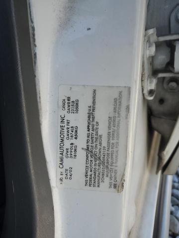 2CNBE634826943139 - 2002 CHEVROLET TRACKER LT WHITE photo 13