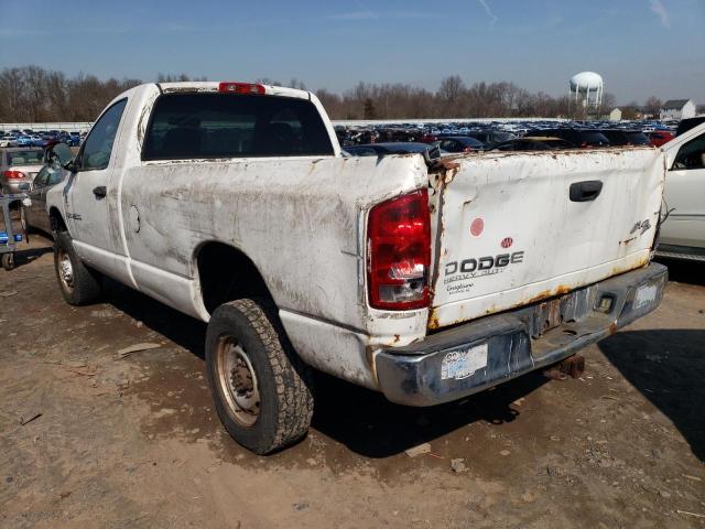 3D7KU26D53G755265 - 2003 DODGE RAM 2500 ST WHITE photo 2