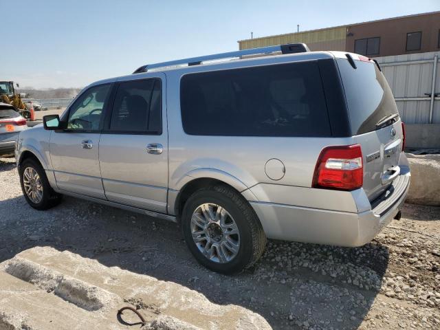 1FMJK2A59BEF09655 - 2011 FORD EXPEDITION EL LIMITED SILVER photo 2