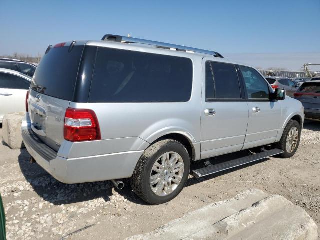 1FMJK2A59BEF09655 - 2011 FORD EXPEDITION EL LIMITED SILVER photo 3