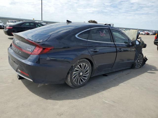 KMHL54JJ4NA048899 - 2022 HYUNDAI SONATA HYBRID BLUE photo 3