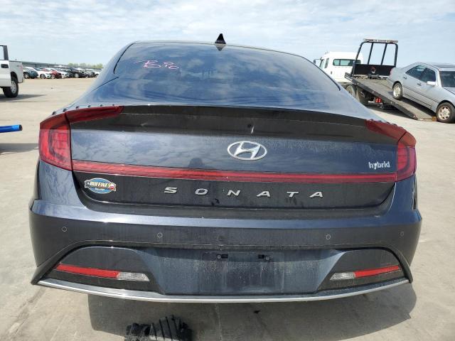 KMHL54JJ4NA048899 - 2022 HYUNDAI SONATA HYBRID BLUE photo 6