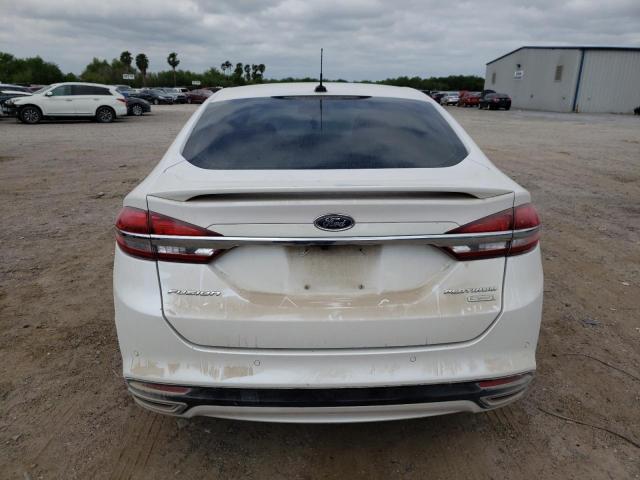 3FA6P0K95HR342627 - 2017 FORD FUSION TITANIUM WHITE photo 6