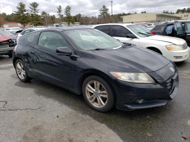 JHMZF1C68BS000829 - 2011 HONDA CR-Z EX BLACK photo 4