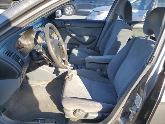 2HGES16524H627195 - 2004 HONDA CIVIC LX GRAY photo 7