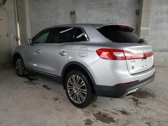 2LMPJ6LR9JBL42734 - 2018 LINCOLN MKX RESERVE ვერცხლისფერი ფოტო 2