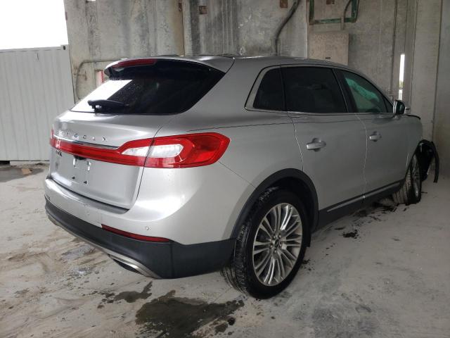 2LMPJ6LR9JBL42734 - 2018 LINCOLN MKX RESERVE SILVER photo 3