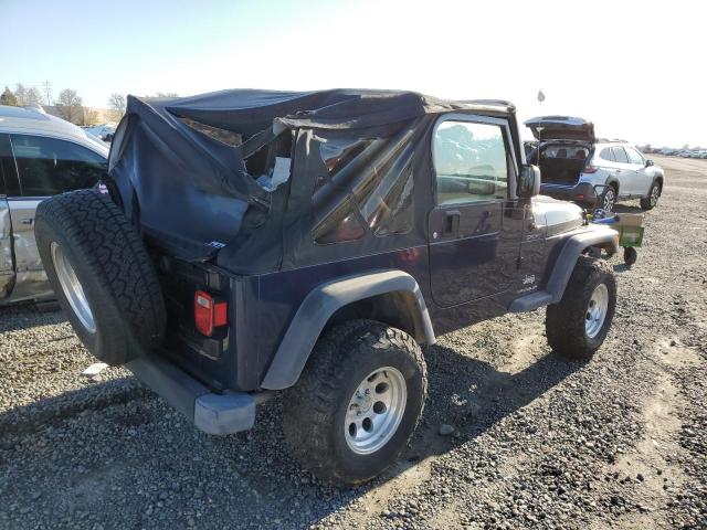 1J4FA49S06P769448 - 2006 JEEP WRANGLER / SPORT BLUE photo 3