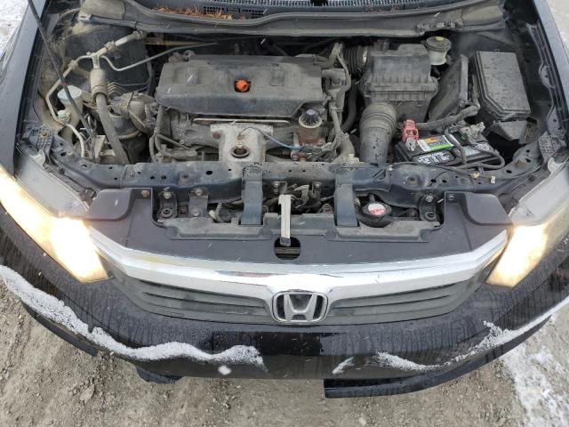 19XFB2F92CE035625 - 2012 HONDA CIVIC EXL BLACK photo 11
