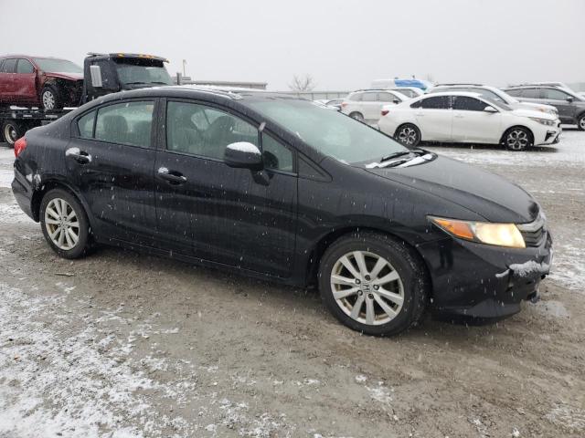 19XFB2F92CE035625 - 2012 HONDA CIVIC EXL BLACK photo 4