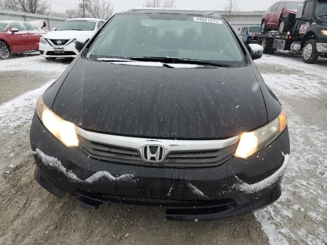 19XFB2F92CE035625 - 2012 HONDA CIVIC EXL BLACK photo 5