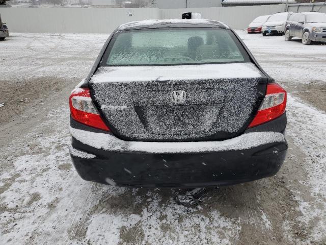 19XFB2F92CE035625 - 2012 HONDA CIVIC EXL BLACK photo 6