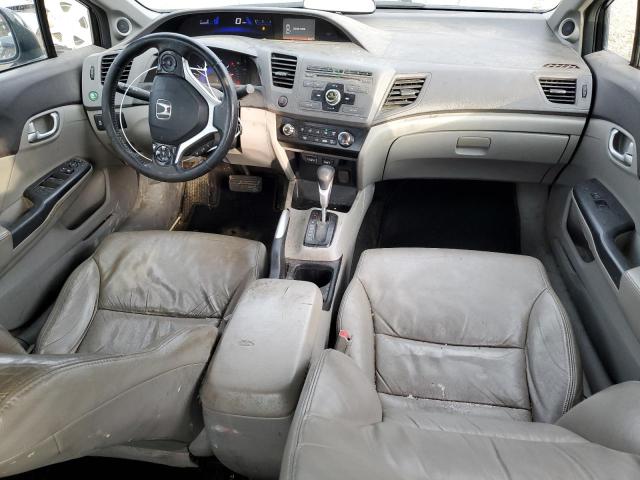 19XFB2F92CE035625 - 2012 HONDA CIVIC EXL BLACK photo 8