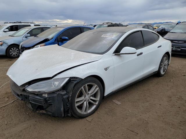 5YJSA1H25FF093240 - 2015 TESLA MODEL S 85D WHITE photo 1