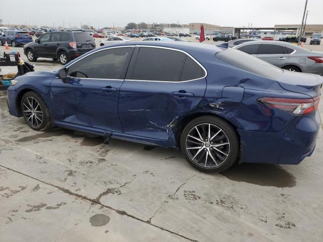 4T1G11AK4PU131321 - 2023 TOYOTA CAMRY SE NIGHT SHADE BLUE photo 2